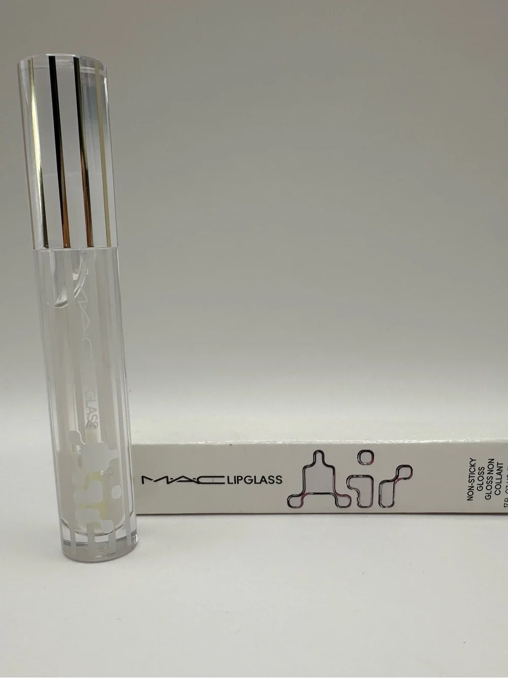 MAC Lipglass Lip Gloss — Clear / Transparent Shine